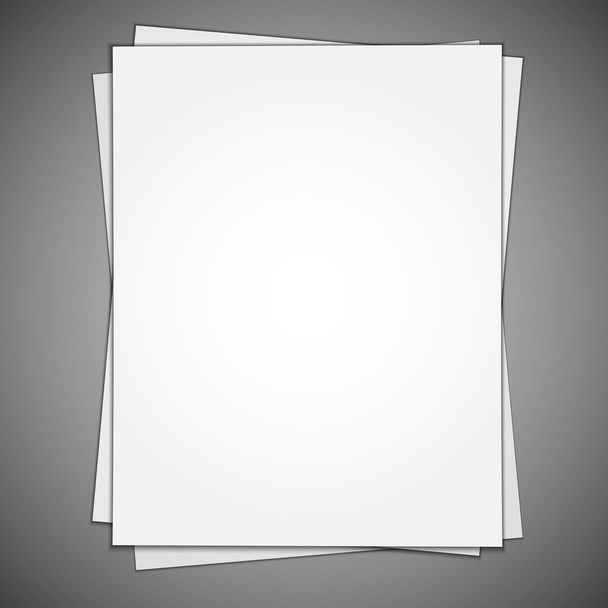 Empty Paper Sheet - Wektor, obraz