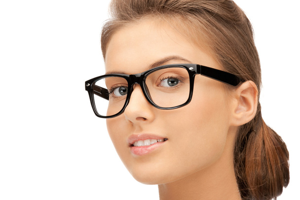 Mujer encantadora en gafas
 - Foto, imagen