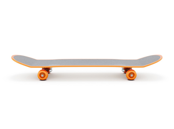 Skateboard sur un blanc
 - Photo, image