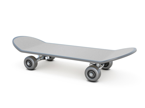 Skateboard sur blanc
 - Photo, image