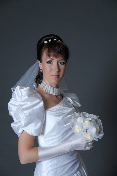 Bride with the bouquet - Zdjęcie, obraz
