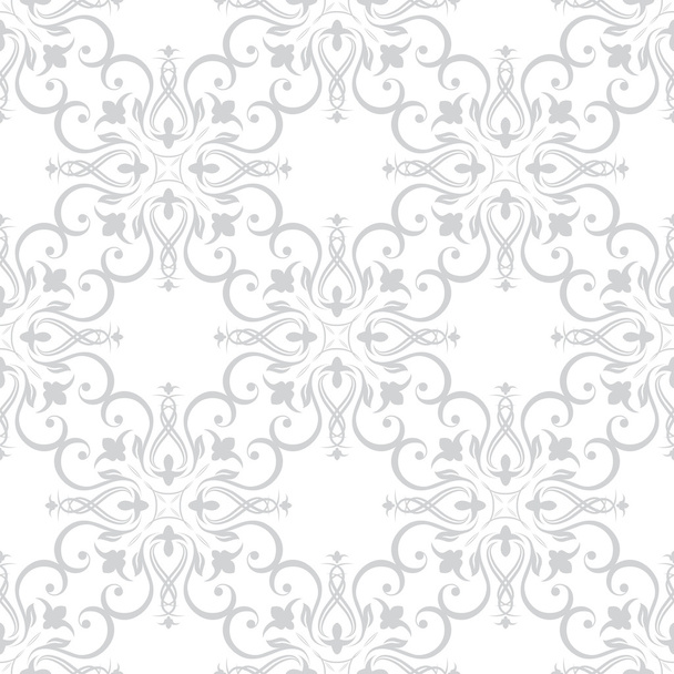 Tapeten mit floralem Muster im Stil des Barock. kann für Hintergründe und seitenfüllendes Webdesign verwendet werden - Vektor, Bild