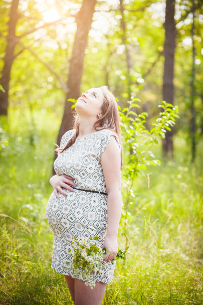 pregnant young girl - 写真・画像