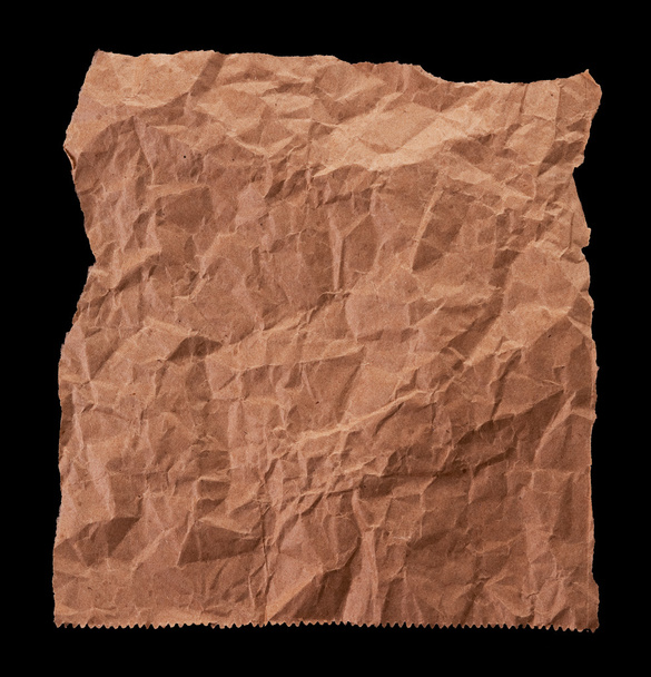 Crumpled sheet of paper - Fotoğraf, Görsel