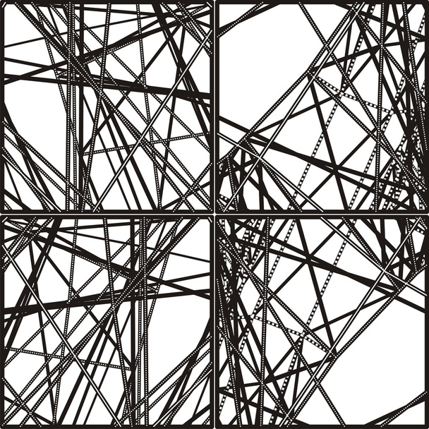 ワイヤ フレーム ネット表面の背景のベクトル - ベクター画像