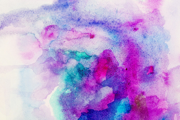 Watercolor texture on paper - Photo, Image