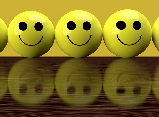 Emoticones felices
 - Foto, Imagen