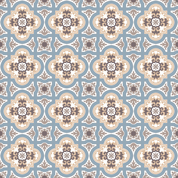 Telhas cerâmicas vetoriais com padrão sem costura
 - Vetor, Imagem