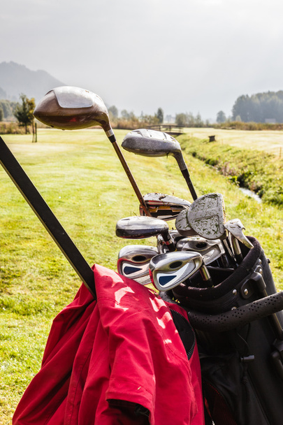 Golf clubs set detail - Foto, afbeelding