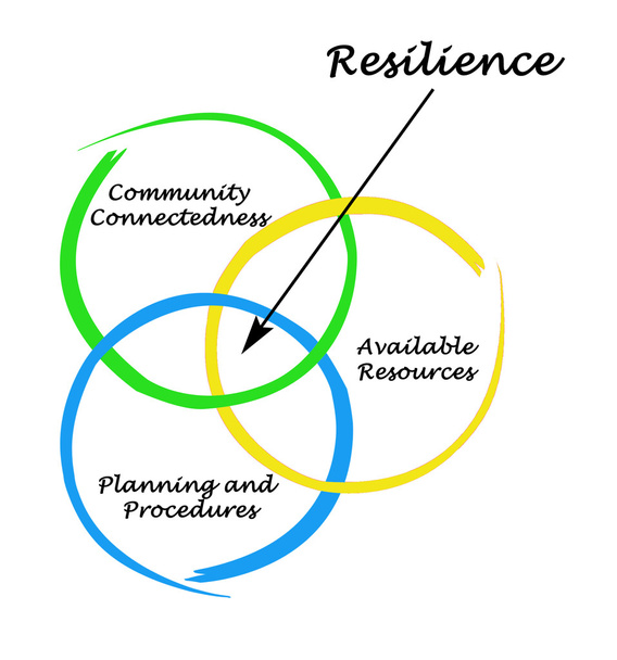 Diagram van veerkracht - Foto, afbeelding