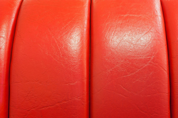 rotes Leder mit weichem Licht - Foto, Bild