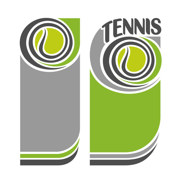 Obrazy tła tekstu na temat tenisa - Wektor, obraz