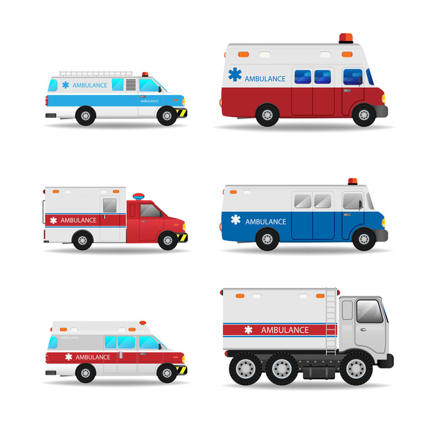 Voiture vectorielle d'ambulance
 - Vecteur, image