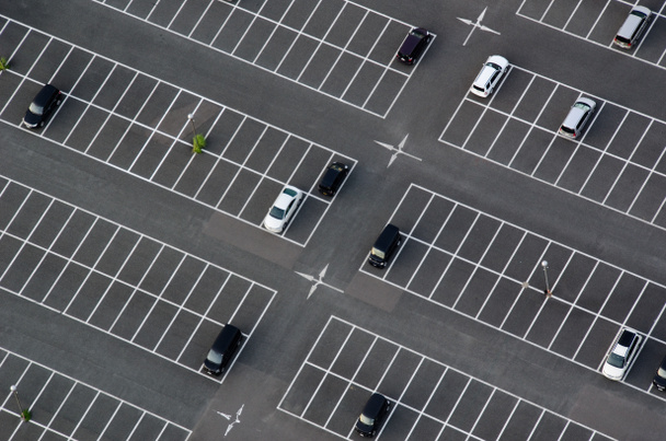 Car park seen from above - Photo, Image