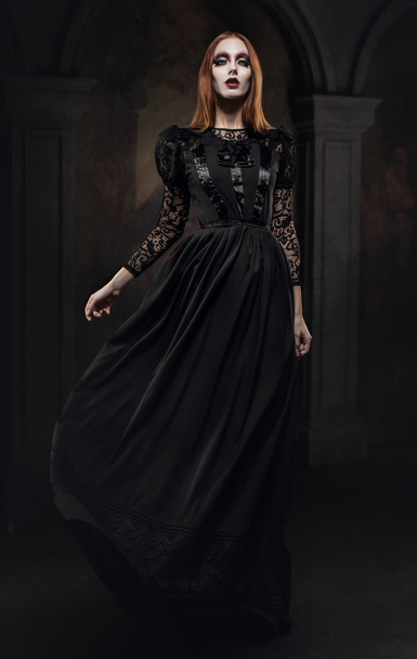 Portrait of gothic girl - Zdjęcie, obraz