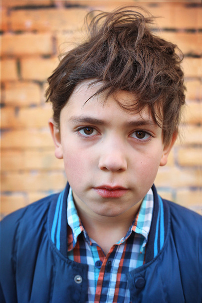 preteen αγόρι όμορφος από κοντά πορτραίτου - Φωτογραφία, εικόνα