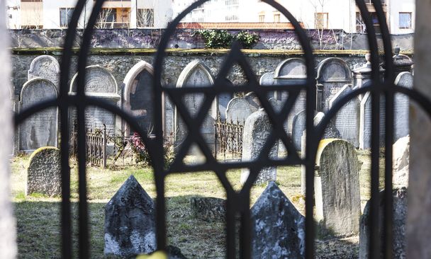 Cmentarz żydowski, Hermanuv Mestec, Republika Czeska - Zdjęcie, obraz
