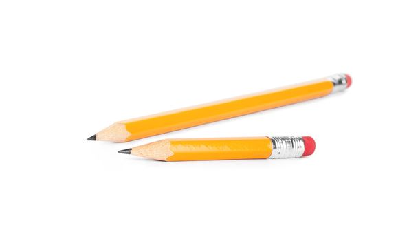 Pencils isolated on pure white background - Foto, Bild