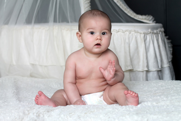 Sitting baby - Valokuva, kuva