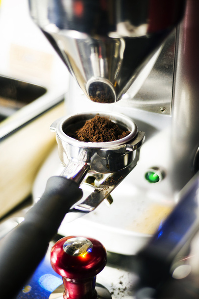 klassische Kaffeebohnenmühle Detail - Foto, Bild