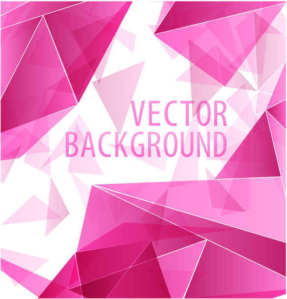 Magenta triangle abstract - Vector, Image