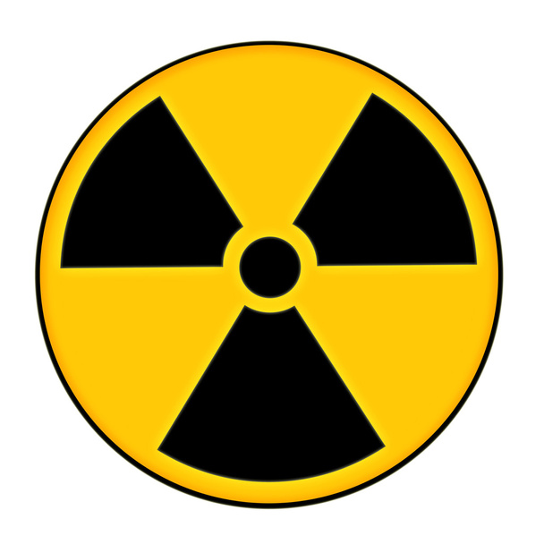 Nuclear alert sign - Photo, Image