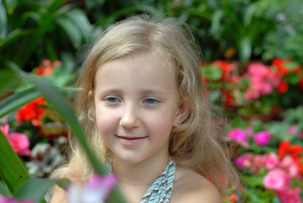 Child girl portrait blonde - Photo, image