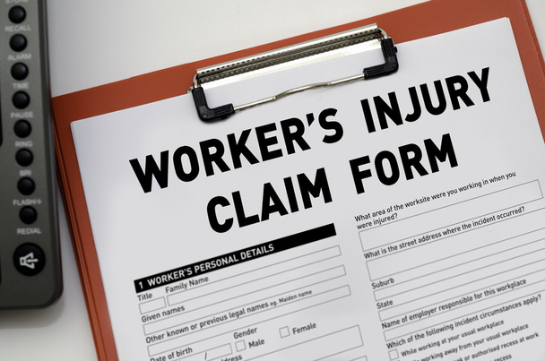 Worker's Injury Claim Form - Photo, Image