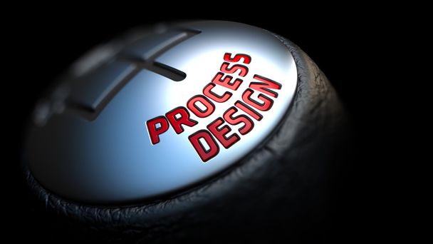 Process Design on Gear Shift. - Photo, Image