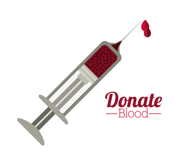doneren van bloed ontwerp  - Vector, afbeelding