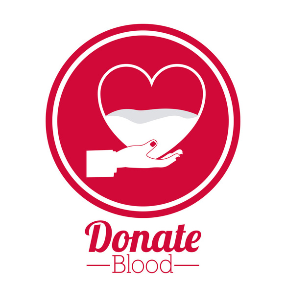 adományoz vért design  - Vektor, kép