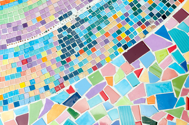 Mosaico azulejos no chão
 - Foto, Imagem