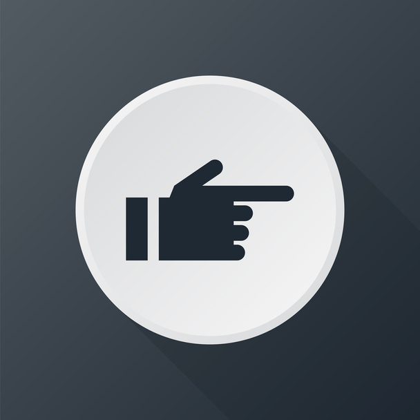 icon arrow hand - Vector, Image