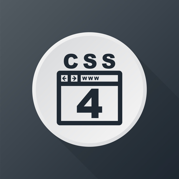 icon css 4 - Vector, Image
