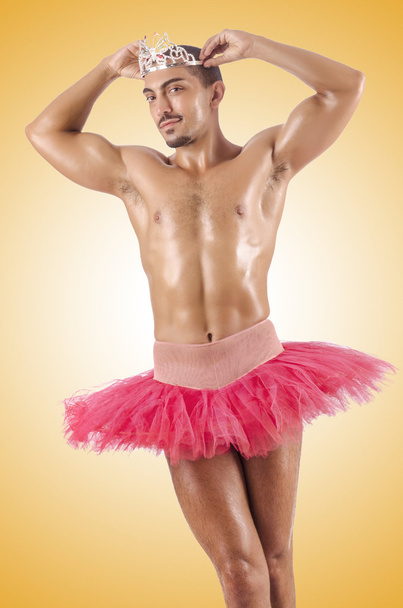 Man in ballet tutu - Photo, Image