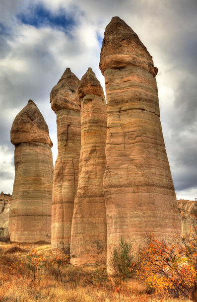 Beroemde grot stad Cappadocië in Turkije, Hdr fotografie - Foto, afbeelding
