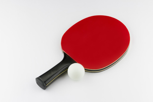 Kırmızı Masa Tenisi (pin-pon) - Fotoğraf, Görsel