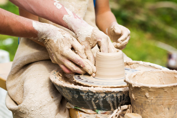 Fare vaso di argilla
 - Foto, immagini