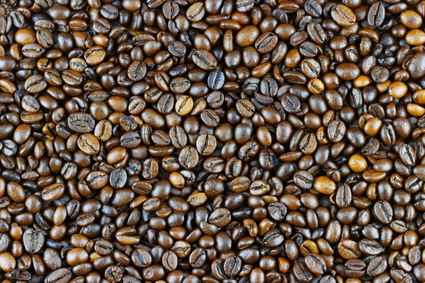 roasted coffee beans background - Photo, Image