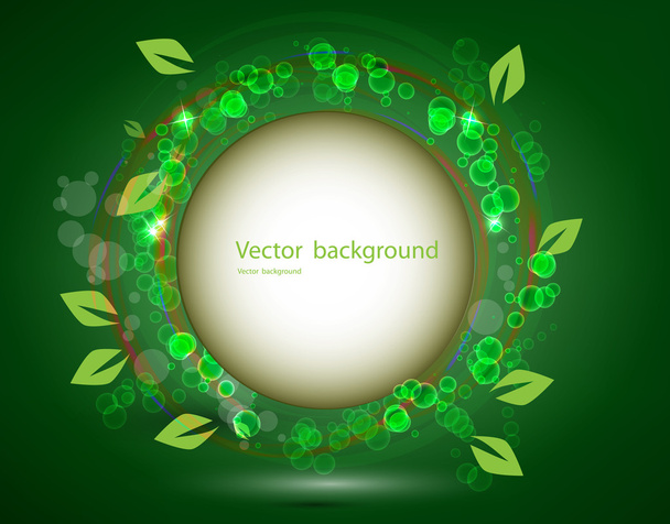 Green abstract background - Vektor, kép