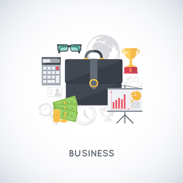 Business background. - Vector, afbeelding