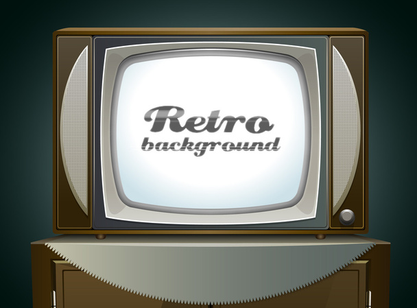 Vintage TV background - ベクター画像