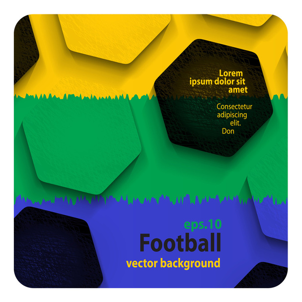 football (soccer) background - Vector, Image