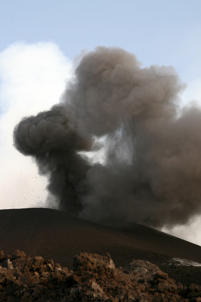 Eruption of Volcano Mt. Etna - Photo, Image
