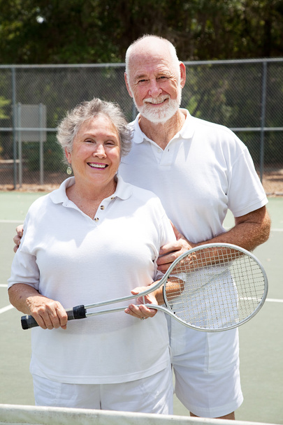 Senior Tennis Players - 写真・画像