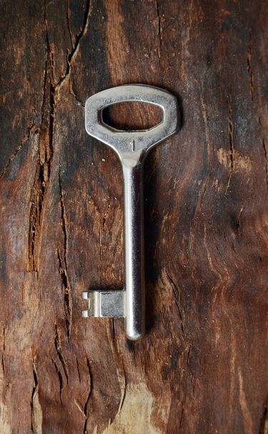 La llave en la madera
 - Foto, Imagen