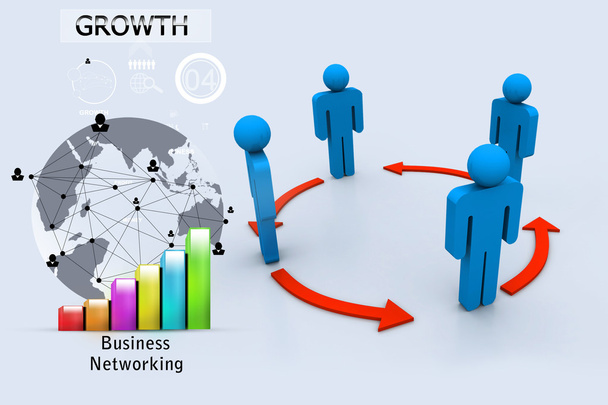 Business-netwerk - Foto, afbeelding