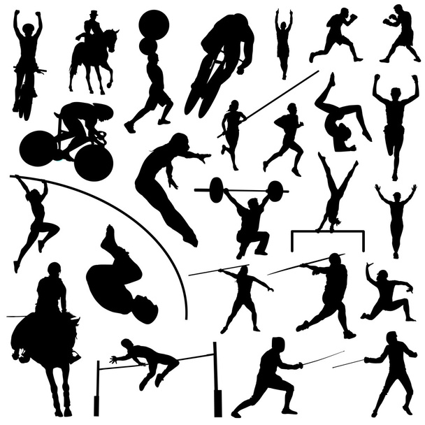 Olympic sport silhouettes - Vector, Image