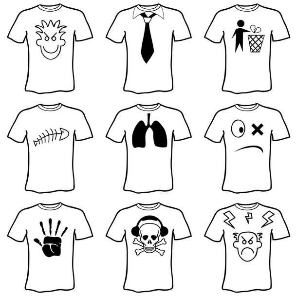 T-shirt ensemble
 - Vecteur, image