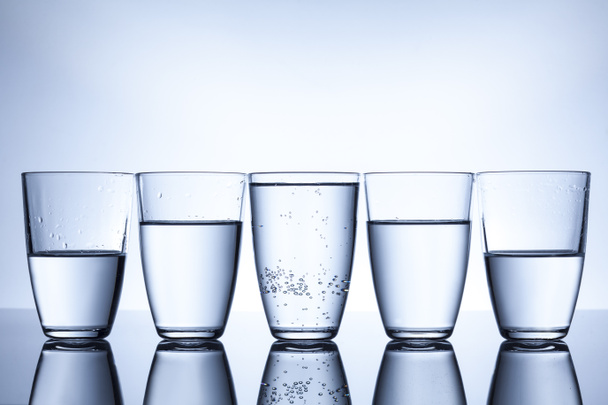 glasses with water - Foto, Imagem